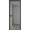 Алюминиевая дверь 11AG серая ночь остеклённая