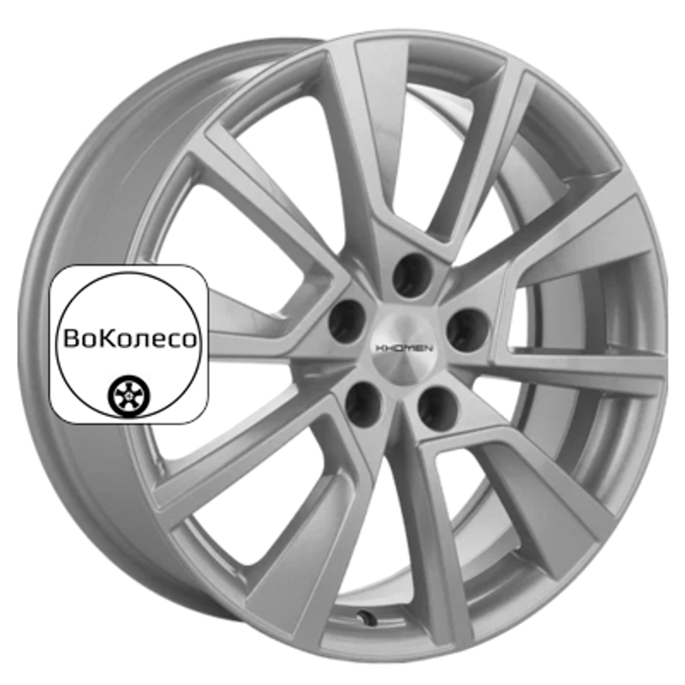 7x18/5x114,3 ET37 D66,5 KHW1802 (Dargo/Jolion) F-Silver Khomen Wheels
