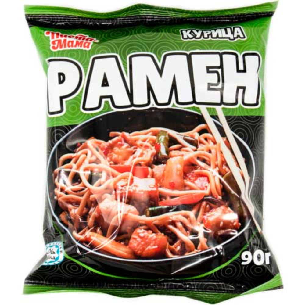 Лапша Паста Мама Рамен со вкусом курицы 90 гр