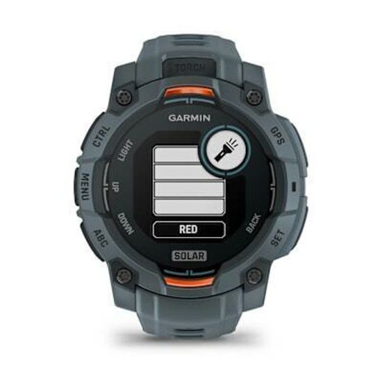 Смарт-часы Instinct 3 (45 мм) Solar серо-синий 010-02934-01