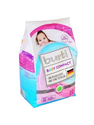 BURTI Концентрированный стиральный порошок Burti Compact Baby для детского белья 0.9кг