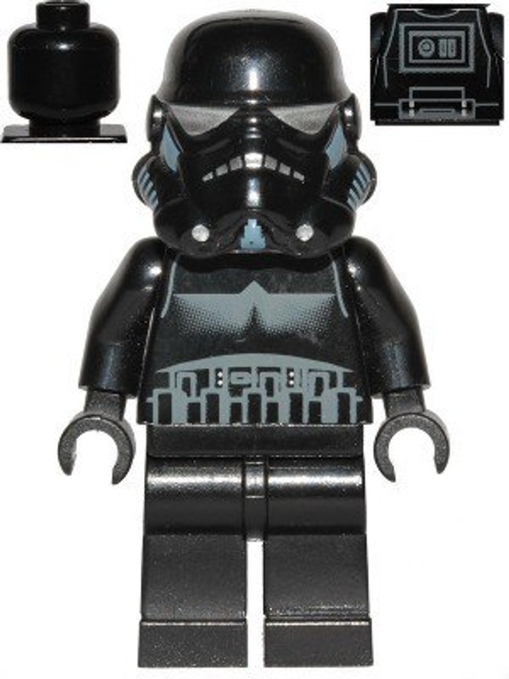 Минифигурка LEGO sw0166a Имперский штурмовик-тень (короткая полоска на спине)