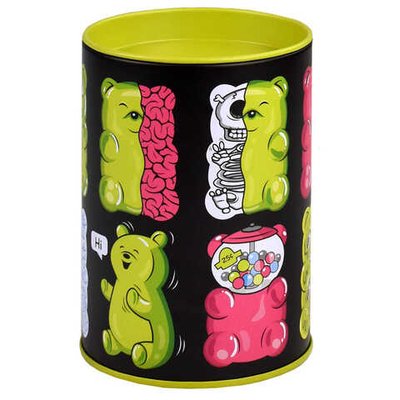 Копилка-подставка для канцелярских принадлежностей Феникс+, 10,4х7,5х7,5 см, металл. Коллекция "ВНУТРЕННИЙ МИР":