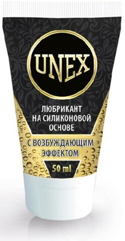 Водоустойчивый возбуждающий лубрикант Unex на силиконовой основе , 50 мл (Цвет: прозрачный)