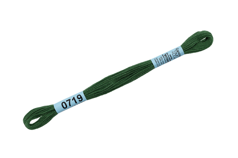 Мулине "Gamma", 100% хлопок, 8 м, №0719