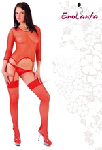 Красный комплект в сеточку из трех предметов SL (42-46) (Цвет: красный)