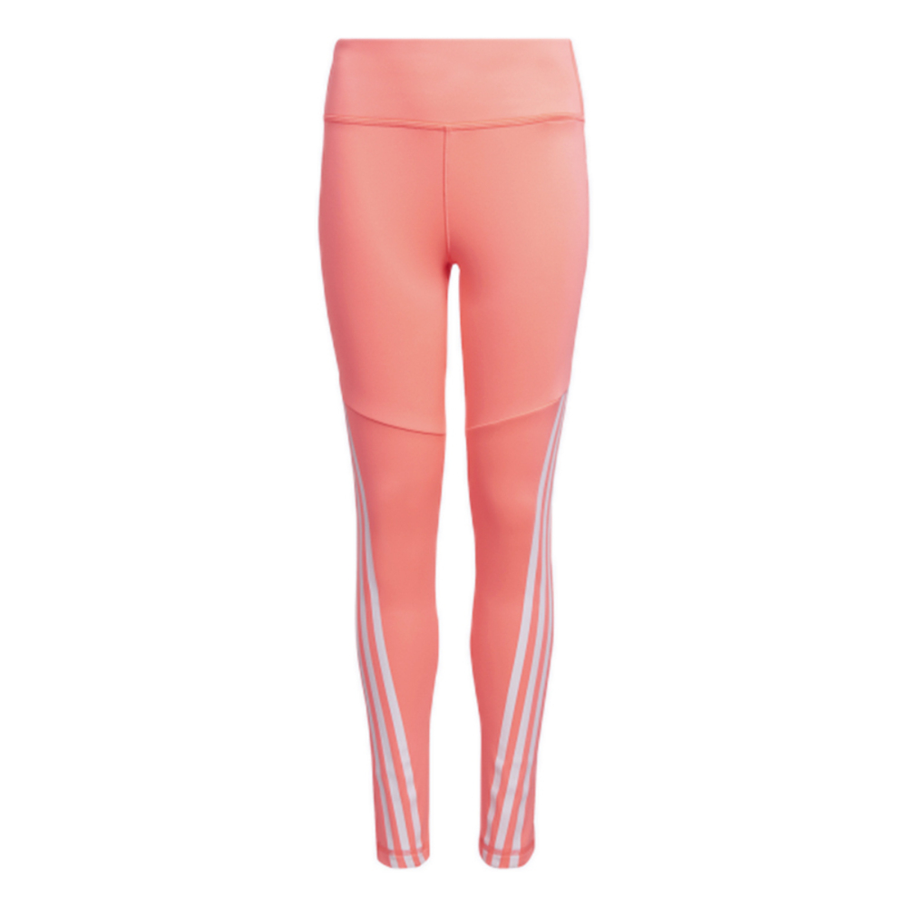 Брюки для девочки Adidas Girls AR 3 Stripe Optime Tight - acired/white