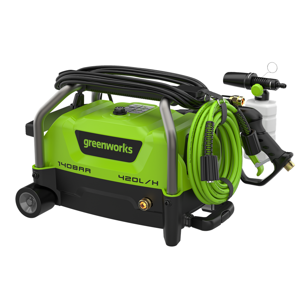 Мойка высокого давления Greenworks PW3140, 1900 Вт, 140 бар