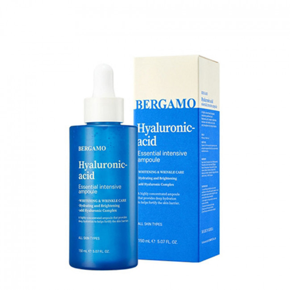 [Bergamo] Hyaluronic Acide Essential Intensive Ampoule - Интенсивная ампула с гиалуроновой кислотой, 150 мл
