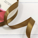 Лента Атласная 1,5см х 110м Полиэстер класс А (Бронзовый)