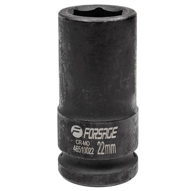 Головка ударная глубокая 22мм 3/4''6гр. Forsage F-46510022