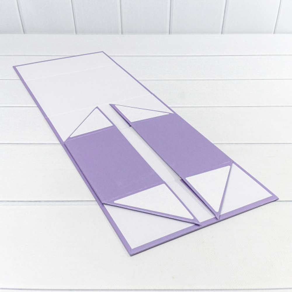 Коробка сборная 23.2х18.2х10.3 см на магнитах (Сиреневый)