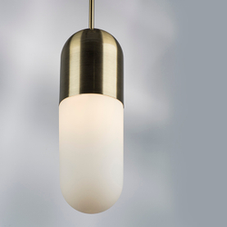 690111 Подвесной светильник RAMO 1х40W E27 БРОНЗА/БЕЛЫЙ