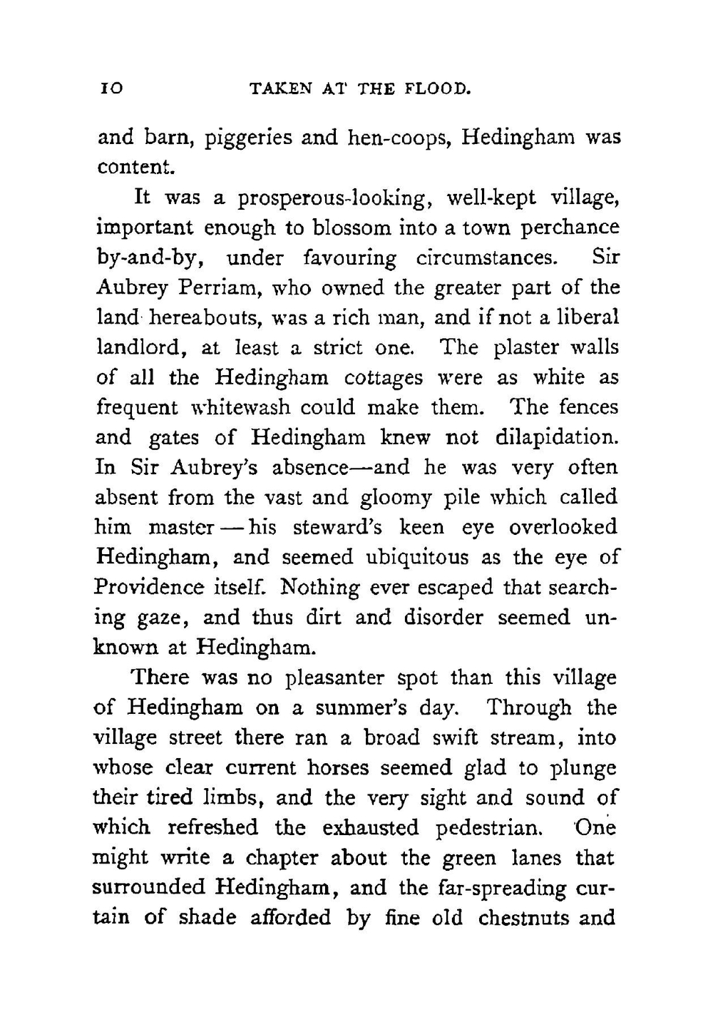 Taken at the flood: a novel | Mary Elizabeth Braddon