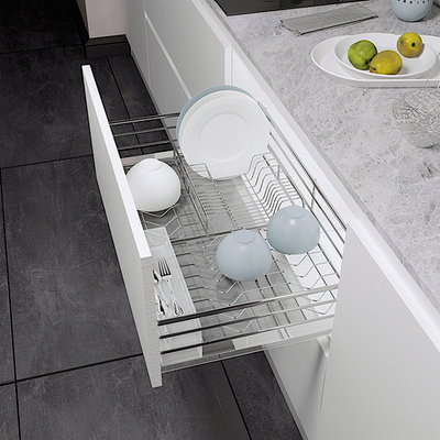 Duslar Сушка MARTA, выдвижной фасад 900 мм, хром