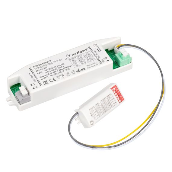 Блок питания SPV-42380-SDE-PFC (19W, 28-42V, 380mA, 5.8GHz) Arlight 041357