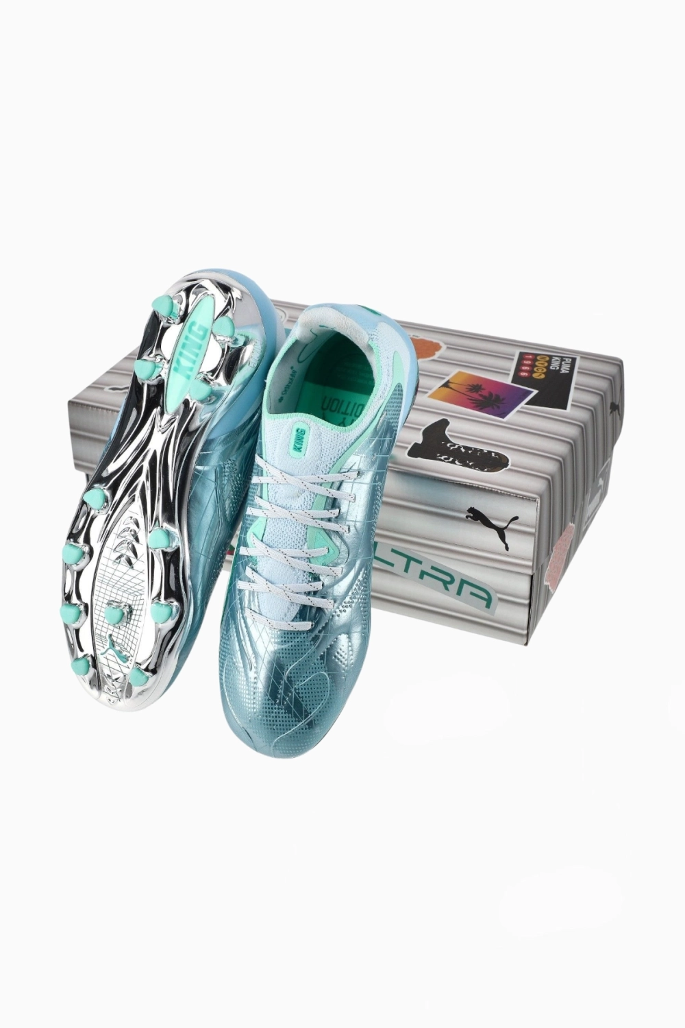Бутсы Puma King 20 Ultimate CA NYC FG/AG - синий