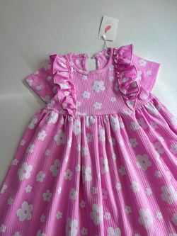 Белый цветок - платье для девочек 2 600 тг./шт. (оптом - цена за 5 размеров)