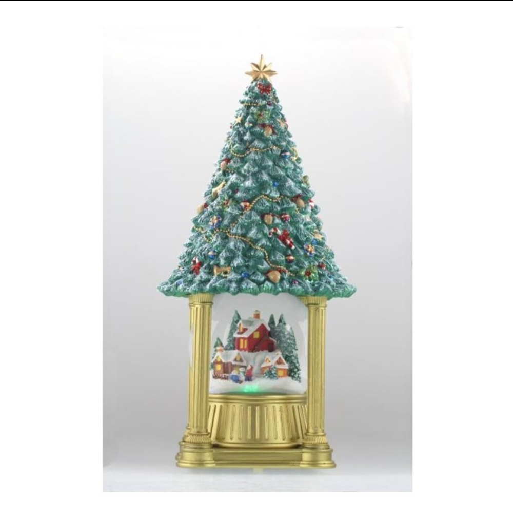 Музыкальная шкатулка 20см Musicbox Kingdom Christmas tree Рождетсвенская елка