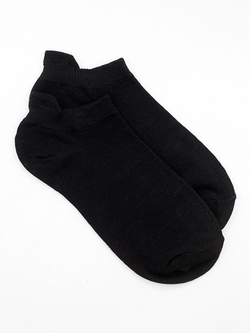 Короткие носки р.35-40 "Colour" Черные