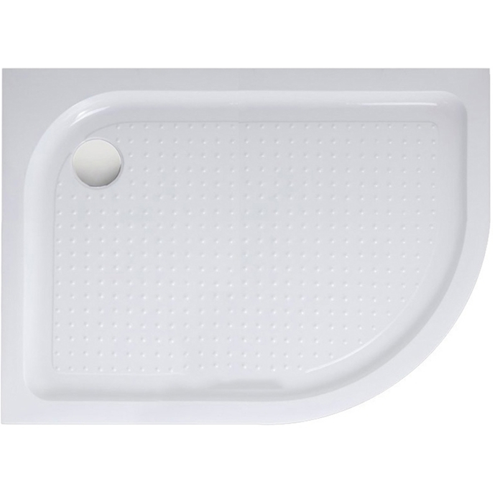 Акриловый поддон для душа BelBagno Tray 120x80x15 TRAY-BB-RH-120/80-550-15-W-L Белый L с антискользящим покрытием