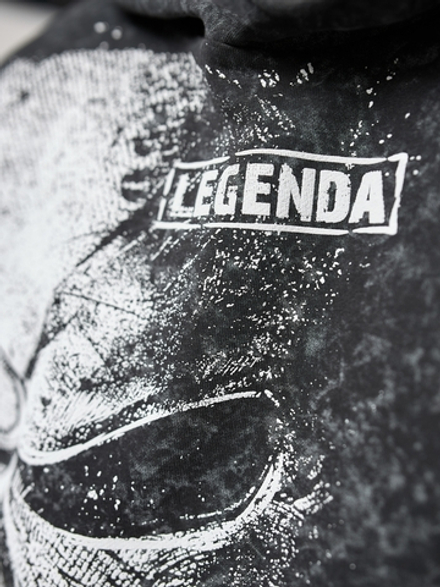 Толстовка демисезонная мужская LEGENDA Череп графит