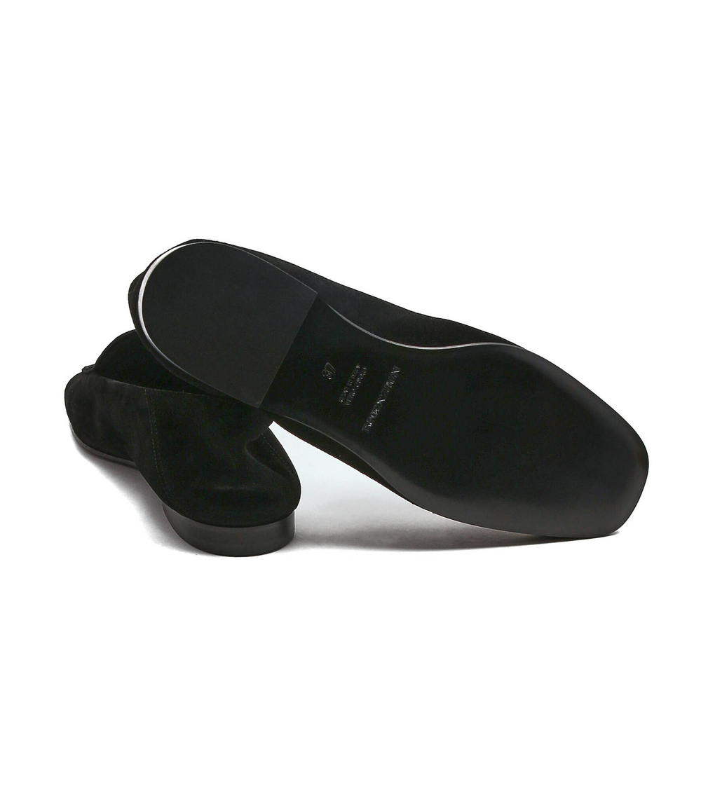 Кожаные мокасины Emporio Armani - черный(X3A093 XC756)