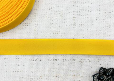 Косая бейка, ш. 2 см, тёмно-жёлтый