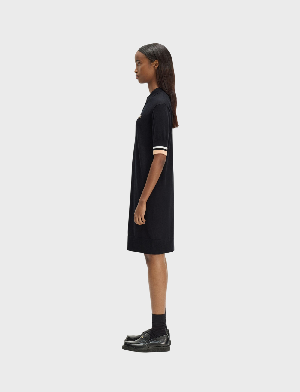 Платье FRED PERRY Bold Tipped Knited Shrt Dress