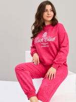 Костюм с брюками КБфл-90М/варенка-фуксия-п