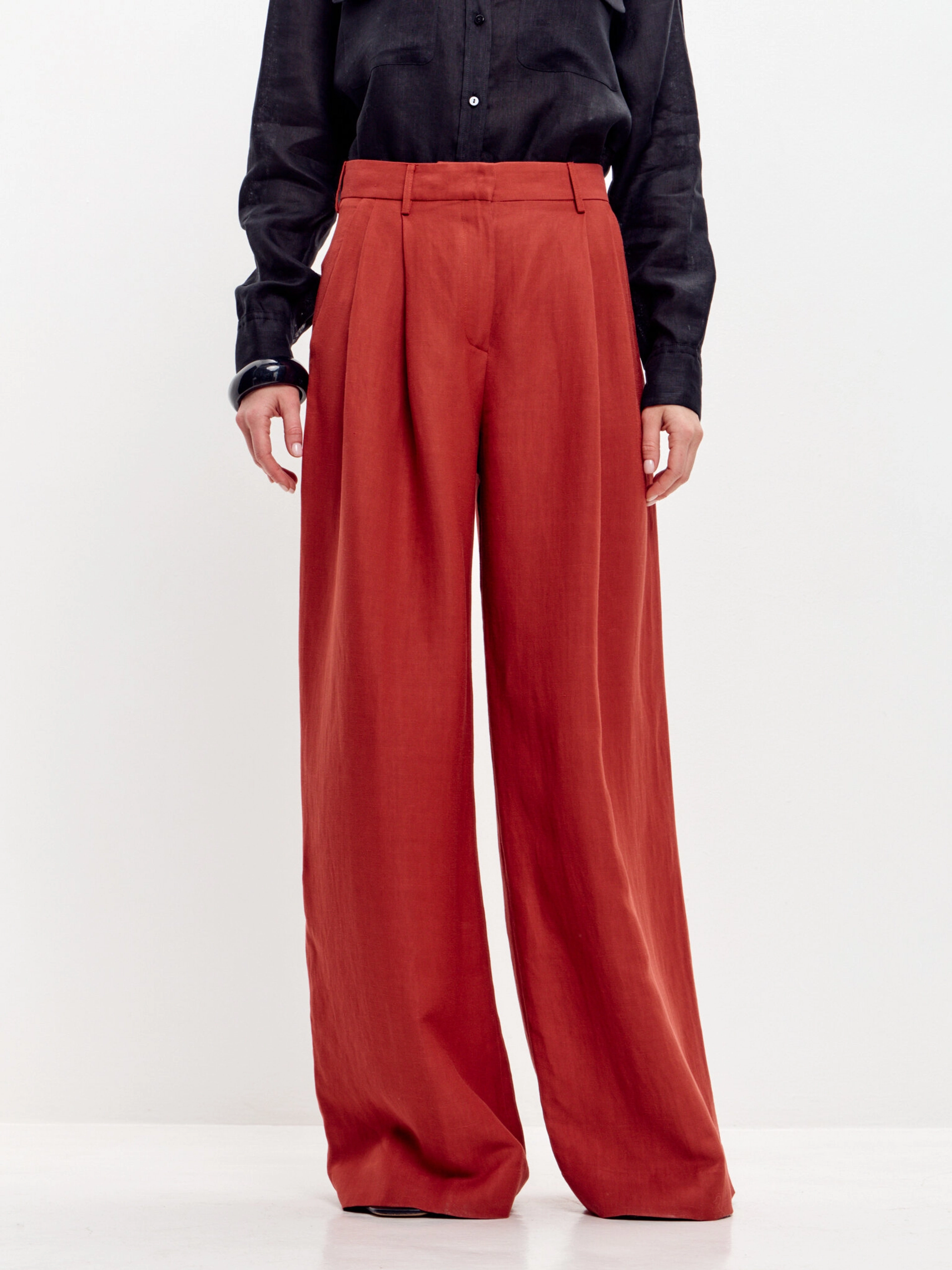 Льняные брюки