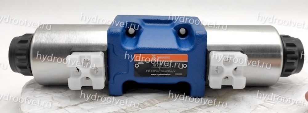 4WE10Q5X/EG24N9K4/M - Гидрораспределитель золотниковый Ду 10 (серия 5X) с электроуправлением G24, схема Q (84), возврат - пружинный