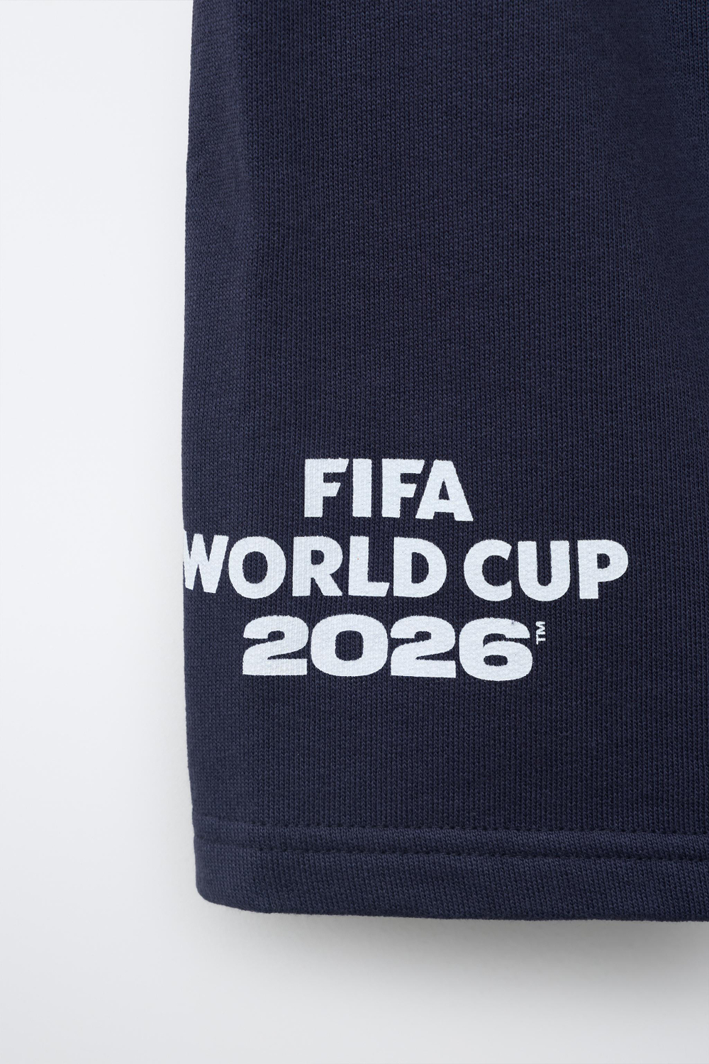 ZARA ШОРТЫ С ПРИНТОМ BRASIL FIFA WORLD CUP ™ 2026, МОРСКОЙ СИНИЙ