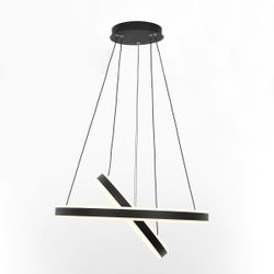 Citilux Дуэт CL719641 LED Люстра подвесная с пультом Чёрная