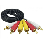 Кабель 3RCA x 3RCA -1.0 м. Exployd EX-K-1401