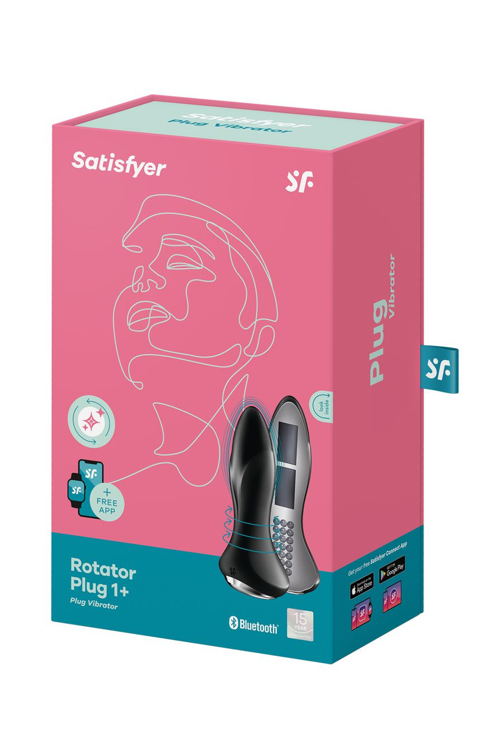Satisfyer Rotator Plug 1+ - Анальная пробка с риммингом
