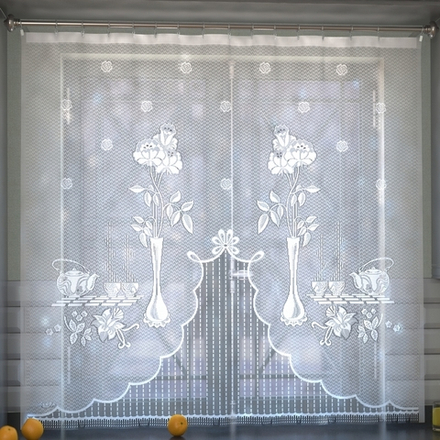 Занавеска "Л. м193", цвет белый, Беларусь.