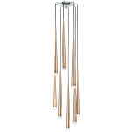 807083 Подвес PUNTO 8х25W G9 хром/шампань