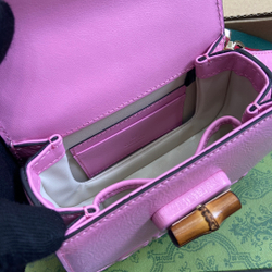 Gucci Bamboo 1947 Mini Top Handle Bag 17 cm