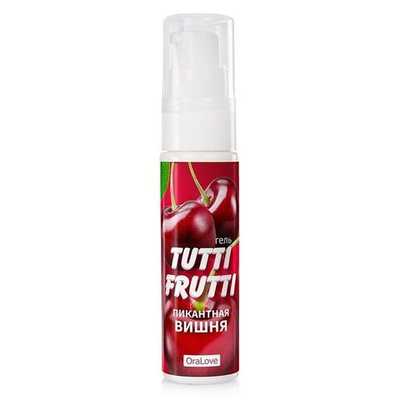 Вкусовой лубрикант на водной основе Tutti Frutti со вкусом вишни 30г