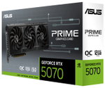 Видеокарта ASUS Видеокарта ASUS GeForce PRIME-RTX5070-O12G GDDR7 12GB 192-bit 1xHDMI 3xDP 12 Гб