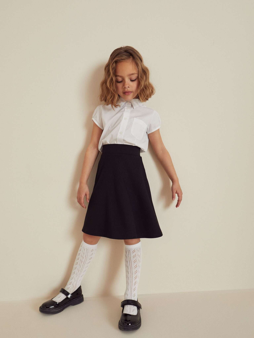 Юбка школьная для девочки Next C85-185, Черный