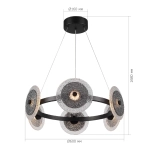 Подвесная люстра St Luce ALUMNO SL6142.433.01