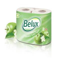 Бумага туал. 2 сл. BELUX яблоко 4 шт зелен.
