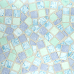 Пленка самоклеящаяся 90см*8м Мозаика голубая