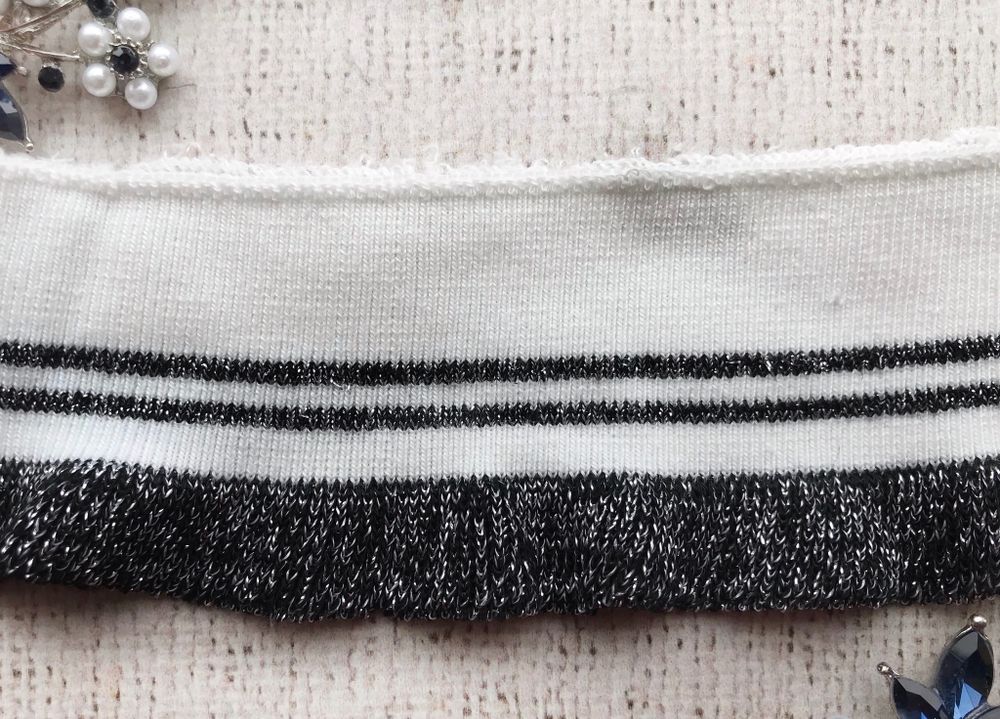 Подвязы трикотажные рюш, р. 104х5,6 см