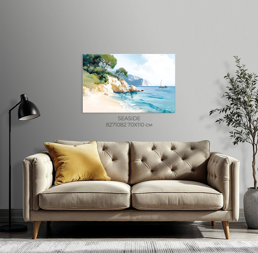 Картина на холсте Seaside/Морское побережье