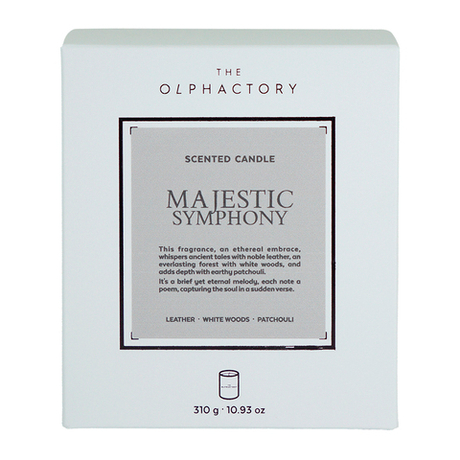 Свеча ароматическая 60ч Ambientair The Olphactory White Insignia Majestic Symphony