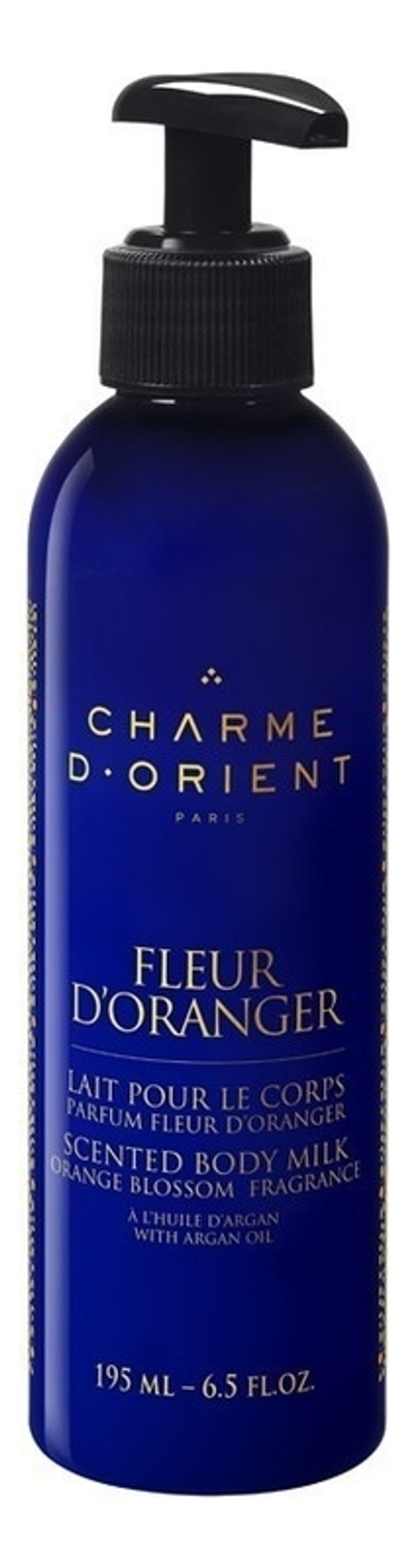 CHARME D'ORIENT Молочко для тела с ароматом цветков апельсинового дерева Lait pour le corps parfum Fleur Or (Шарм ди Ориент) 195 мл