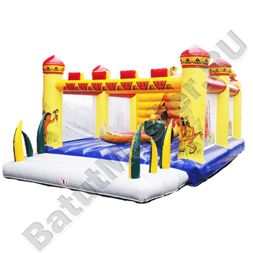 Коммерческий надувной батут "Индейцы"